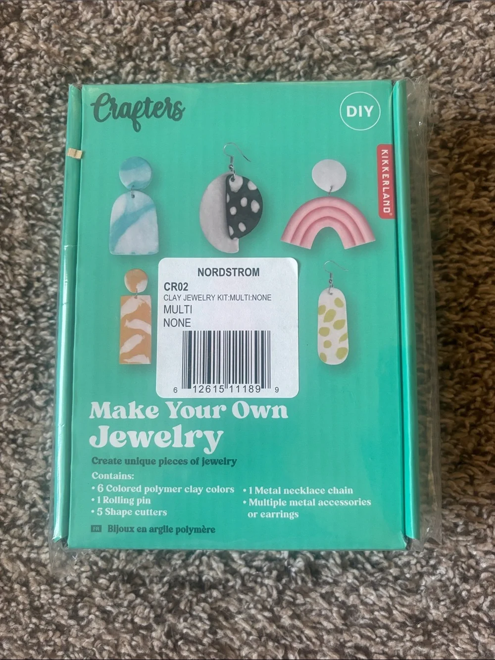 New Kikkerland Design Kids Clay Jewelry Kit